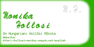 monika hollosi business card
